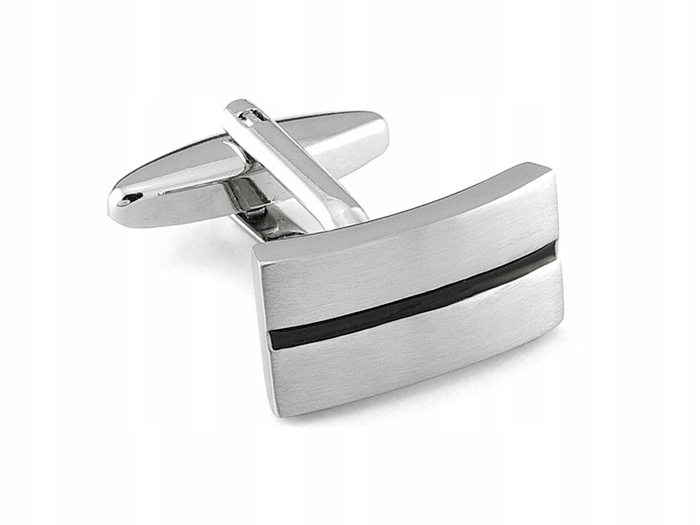 ELEGANCKIE STALOWE Spinki do Mankietów Koszuli Metalowe Pudełko GREG d6-12 Kod producenta SCD6-12MM