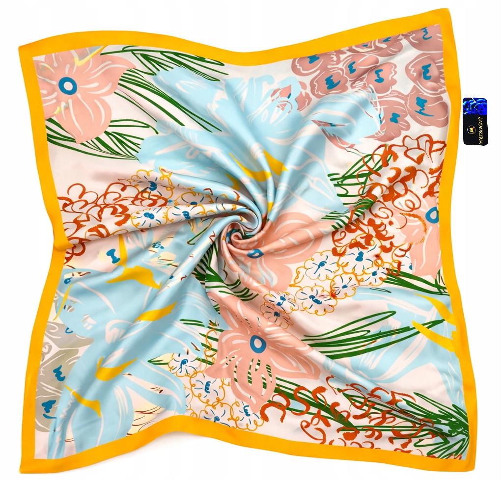 Šátek 100% Hedvábí Přírodní Morušový Šátek Hedvábná Kvalita Shq