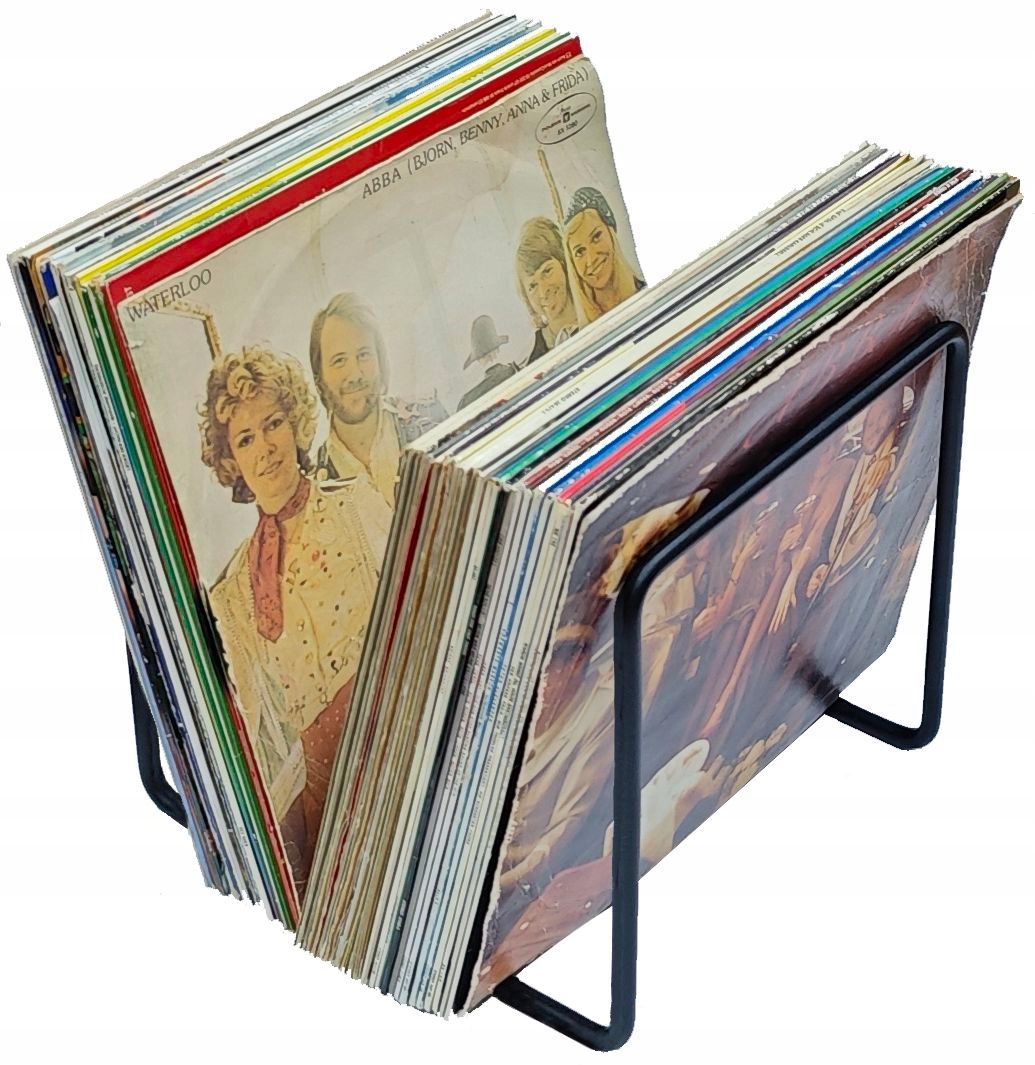 Niezniszczalny Wieszak Stojak na winyle płyty winylowe około 50 płyt