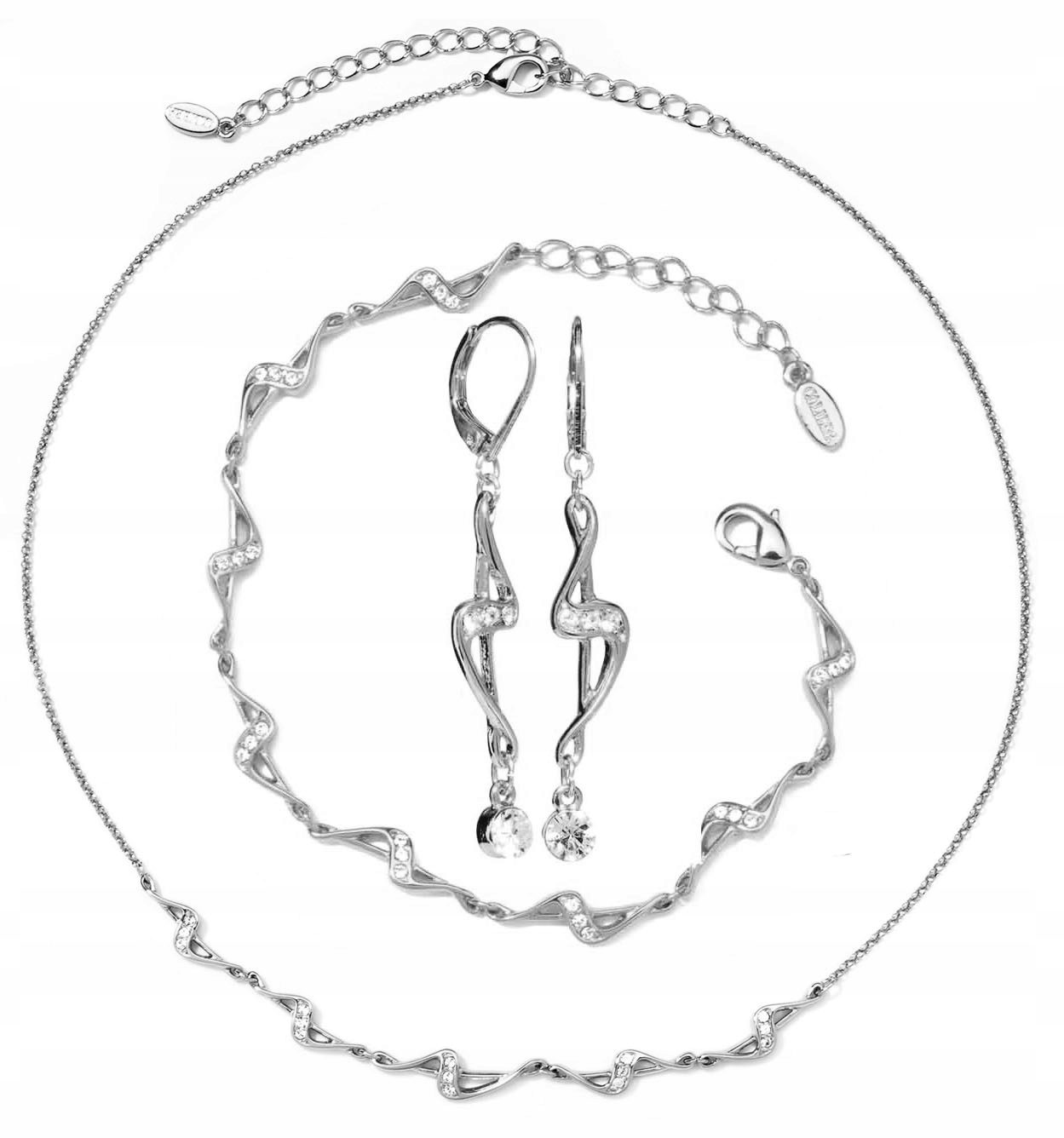 Set Stříbrných Šperků Swarovski Jemný 3 díly, šperky Colibra