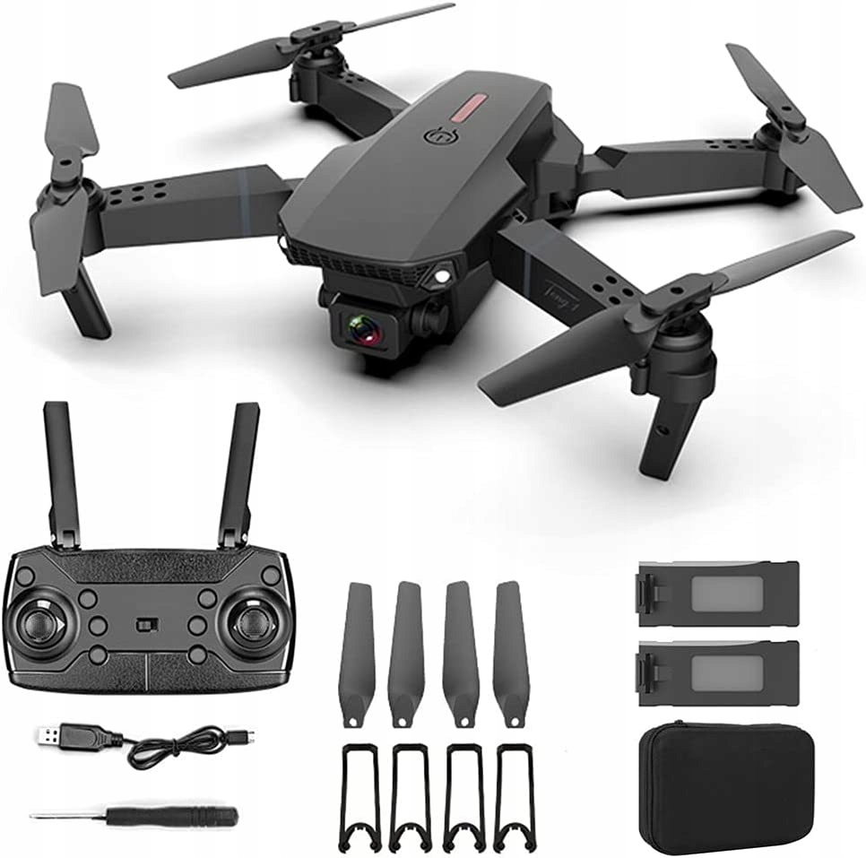 

Dron Dwie Kamery WiFi Fpv 2 Baterie 30min Zabawka