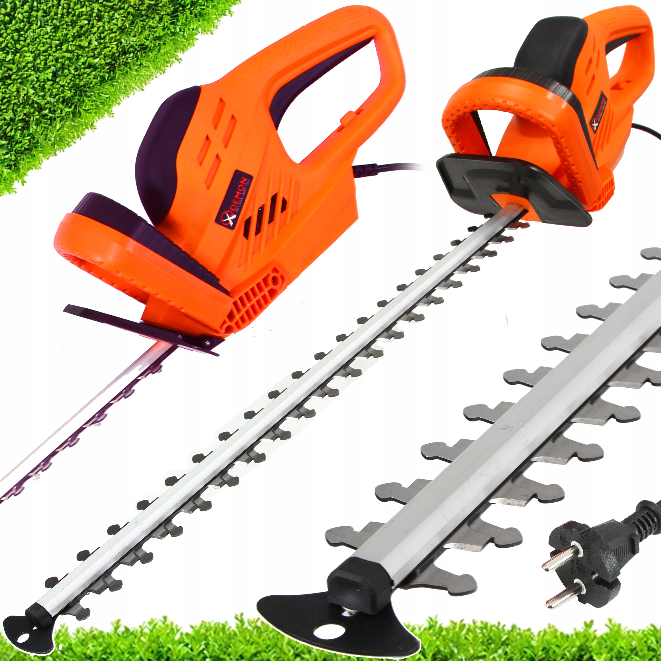 Elektrické sieťové nožnice Demon 61 cm na živý plot a kríky, nožnice tuji