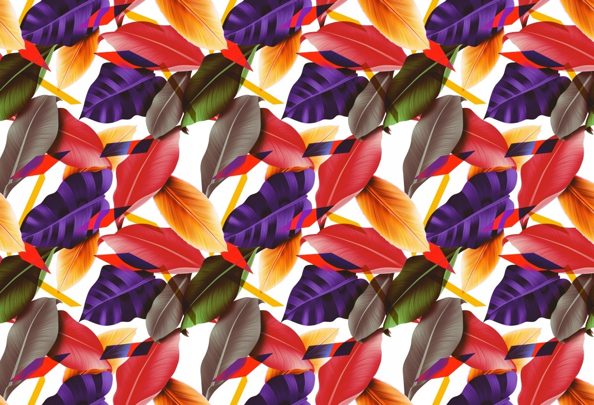 

Fototapeta Flizelinowa Liście i kwiaty - 104x70