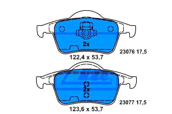 Ate Brzdové Destičky Volvo Zadní S60/S80/V70/XC70 98-10 Asistent řidiče #28