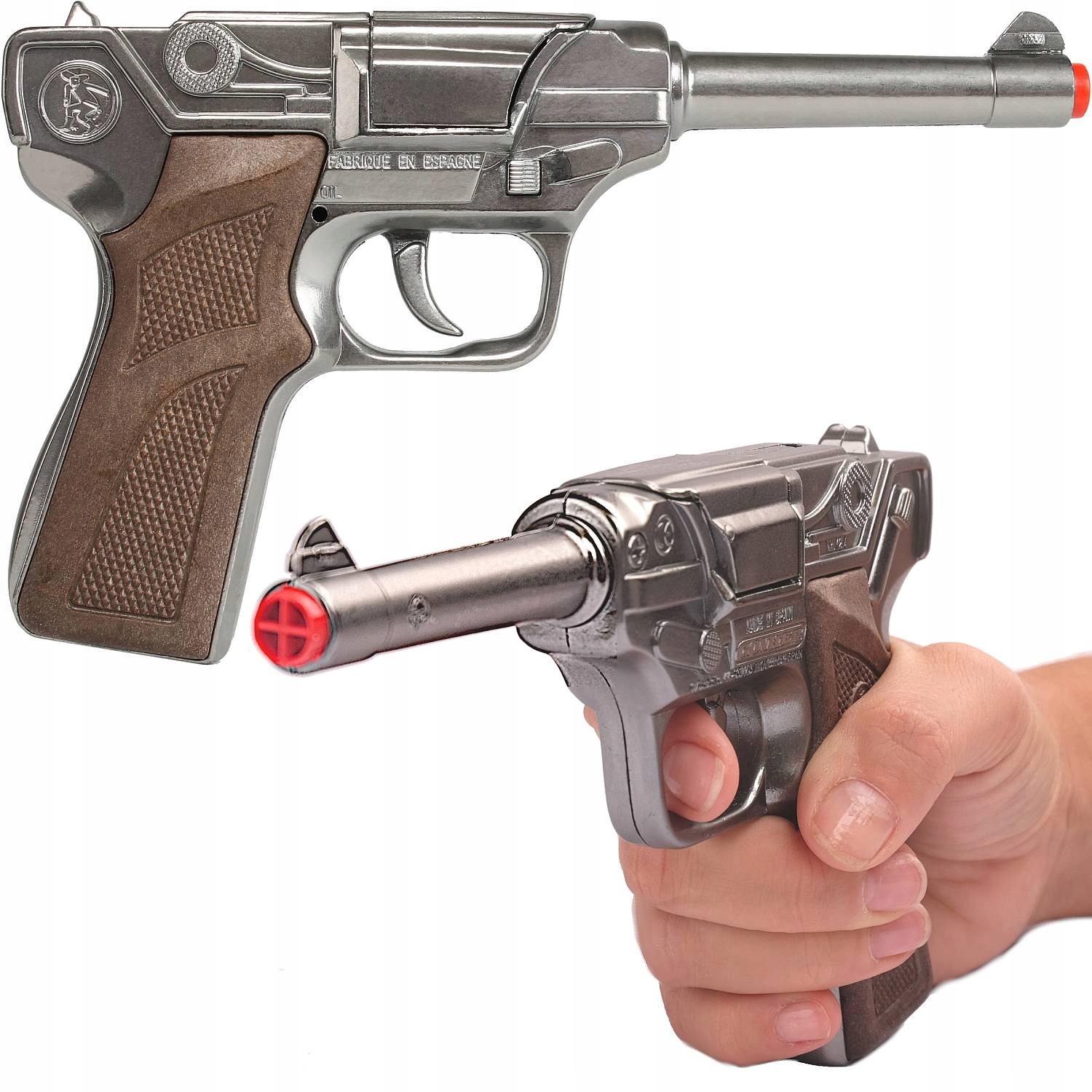 

Metalowy Pistolet Na Kapiszony Policyjny Gonher