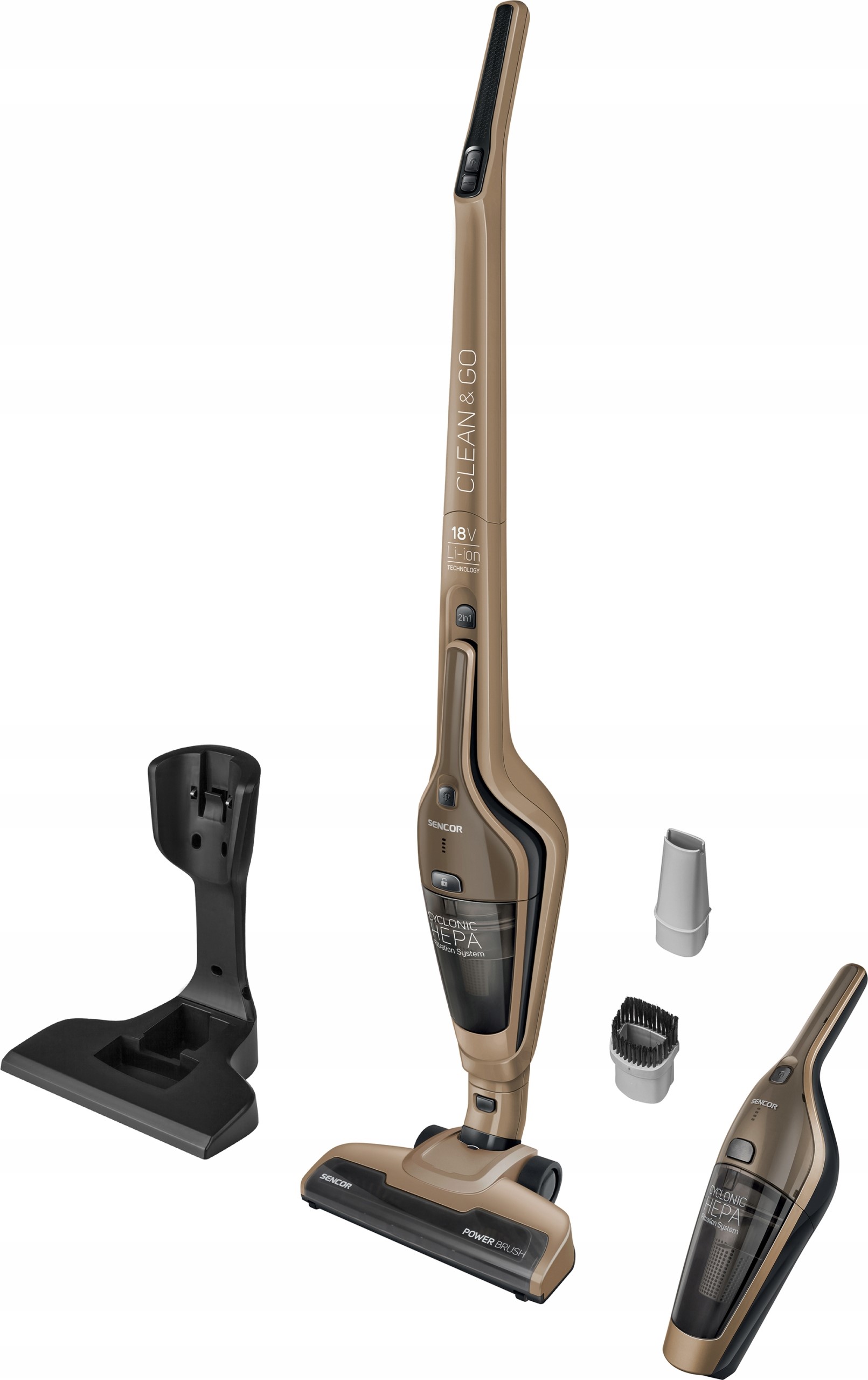 Odkurzacz bezprzewodowy pionowy Sencor bezworkowy Kod producenta 41005574