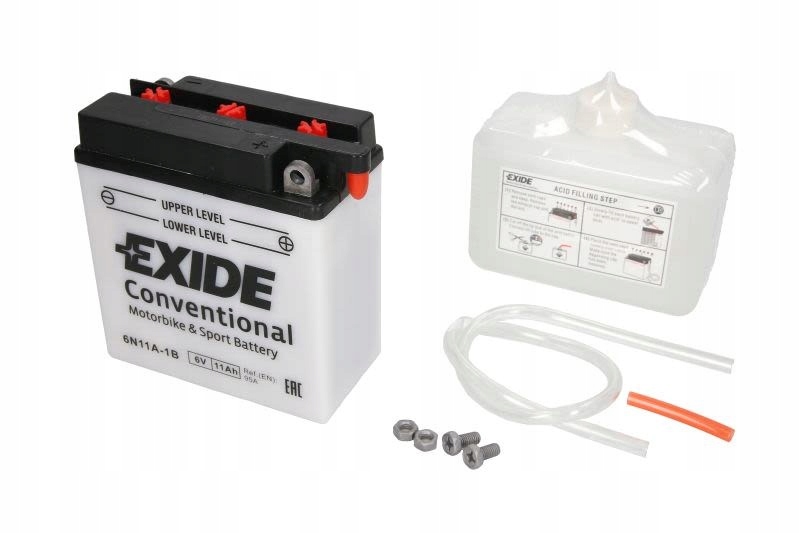 Akumulator EXIDE 6V 11Ah/95A P+