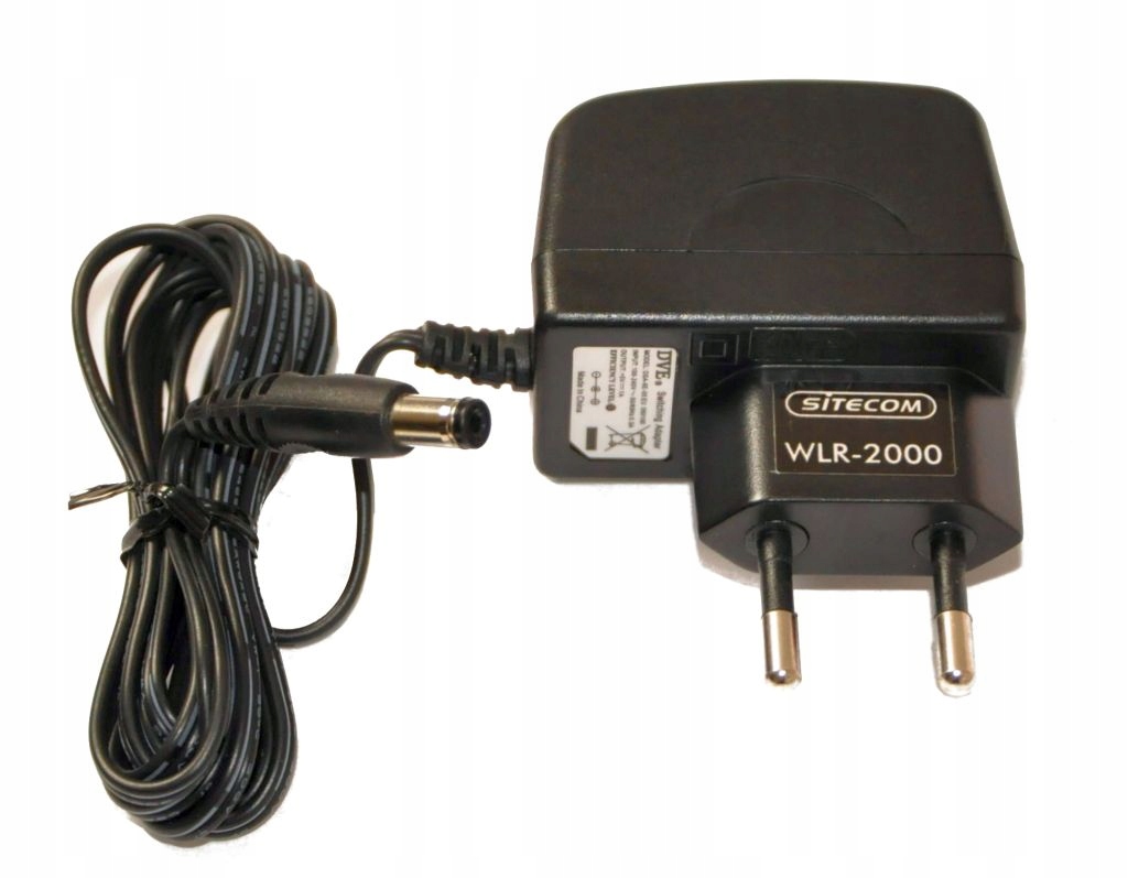 ZASILACZ DVE DC Stabilizowany 5V 600mA 0.6A 3W 5.5/2.1 do Modemu Router