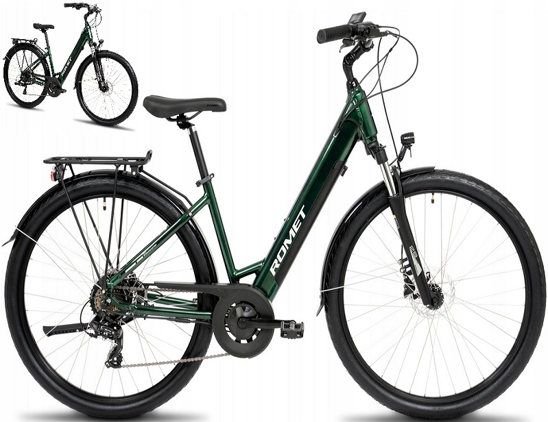 Rower elektryczny Romet Proeco Wave Bf 1.0 R M 17" 250W bateria 504Wh