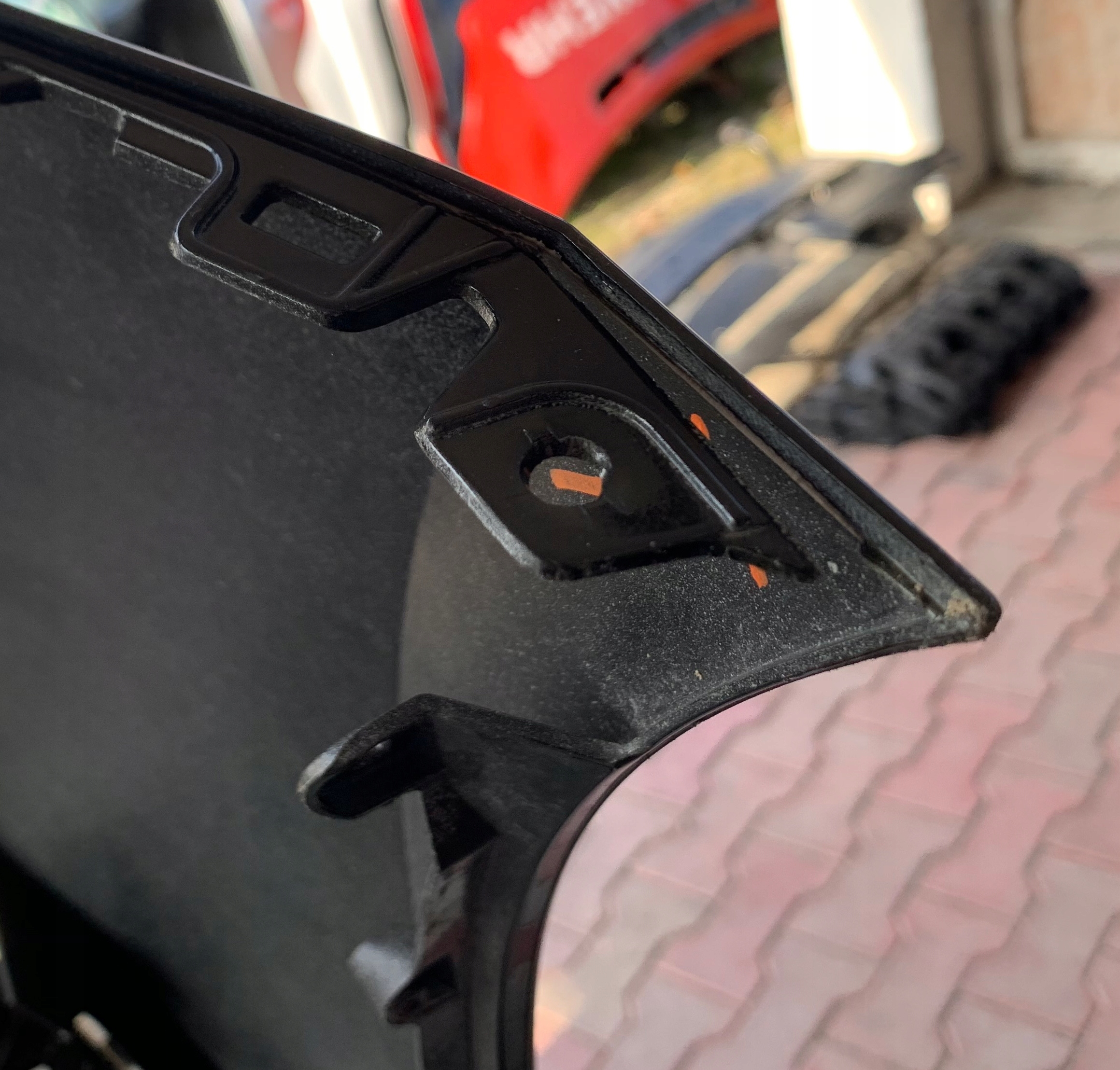 bumper front SEAT LEON III LIFT FR PDC washers