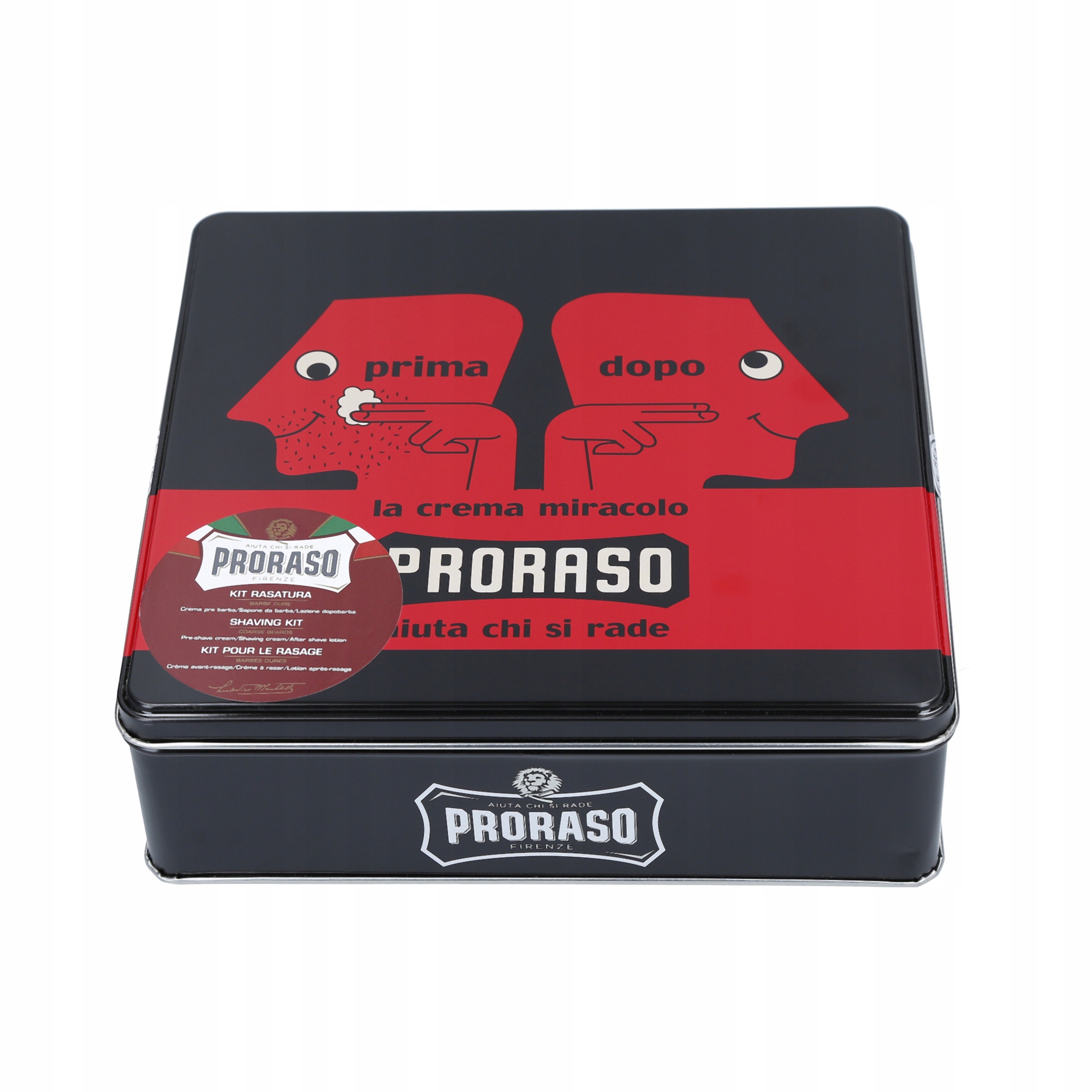 PRORASO RED VINTAGE ZESTAW KOSMETYKÓW DO GOLENIA