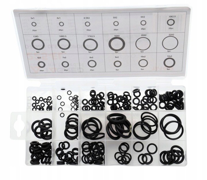 

Zestaw oringów 225szt.