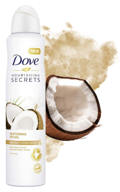 DOVE DEZODORANT DAMSKI SPRAY 250 ml COCONUT Marka Dove