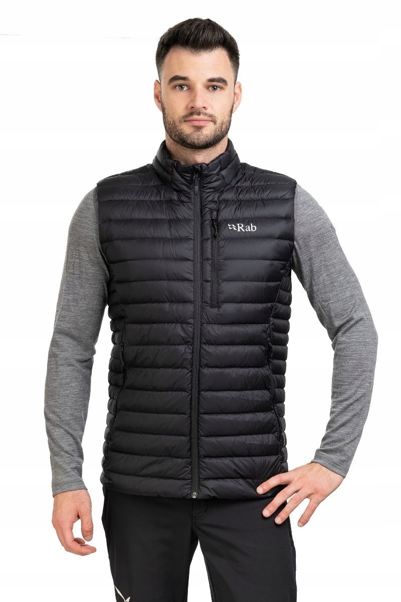 Rab Pánská péřová vesta Microlight černá m
