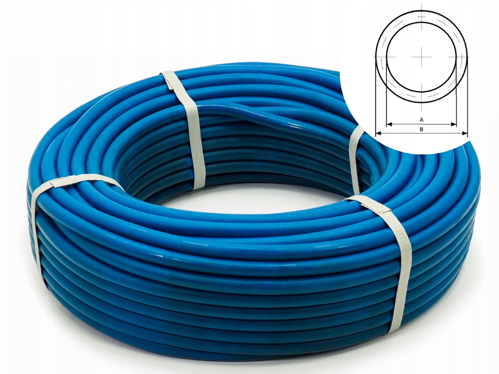 WĄŻ SPAWALNICZY DO TLENU TLENOWY EN559 6,3 mm / 30m Marka AG-Tech