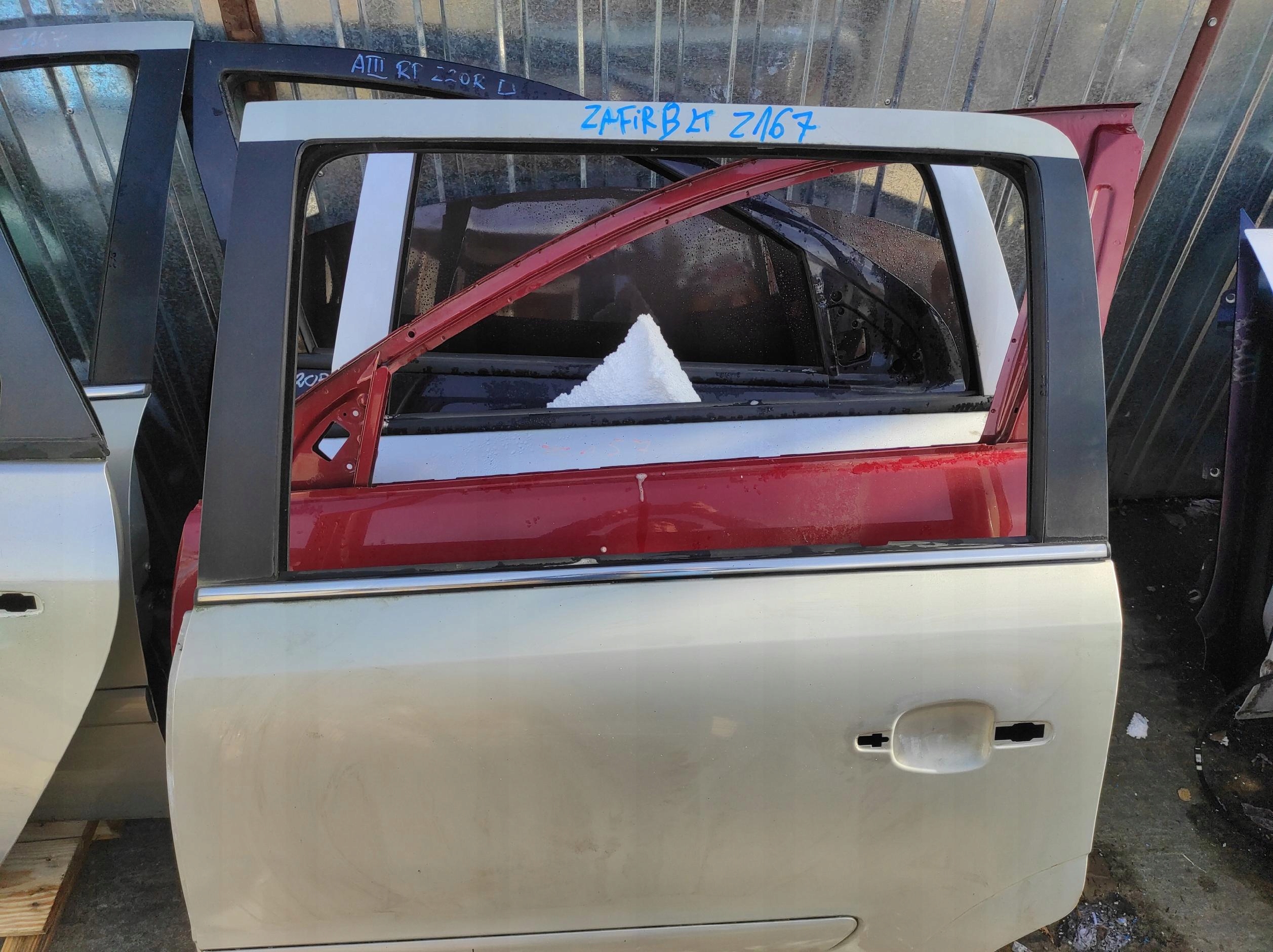 door left rear part opel zafira b z167 unprotected