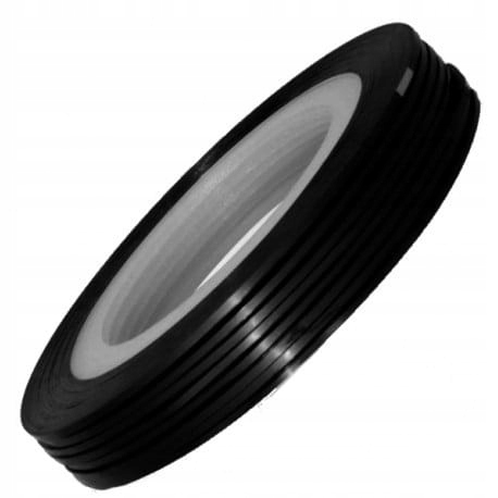 TAŚMA TASIEMKA OZDOBNA DO PAZNOKCI CZARNA