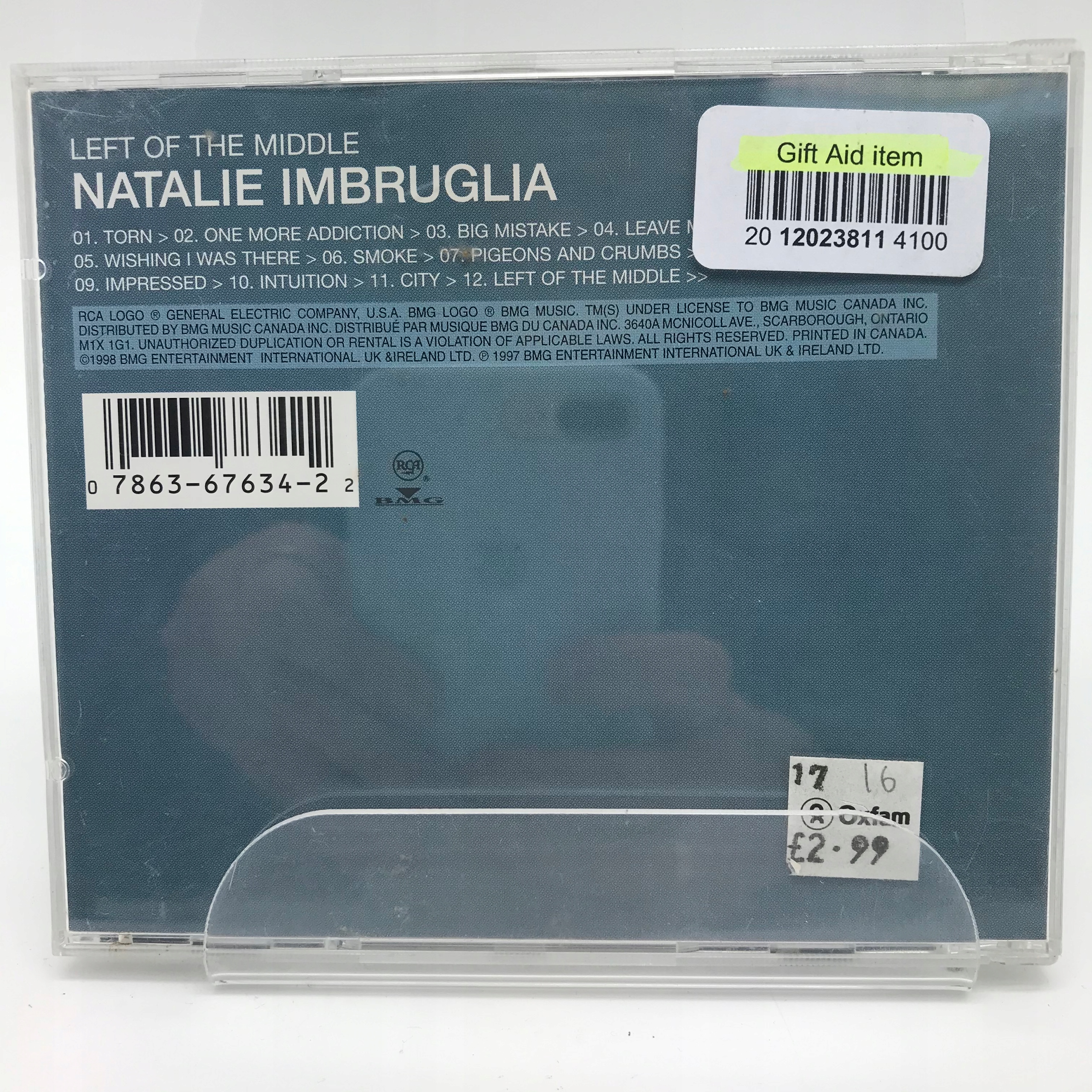CD - Natalie Imbruglia - Left Of The Middle Wytwórnia RCA