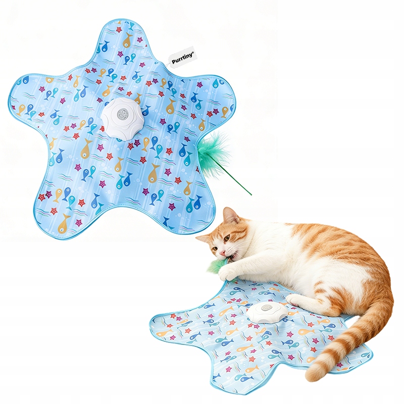 Levně Elektrická krytka pro kočku, automatické rotující kotě, hračka pro kočky