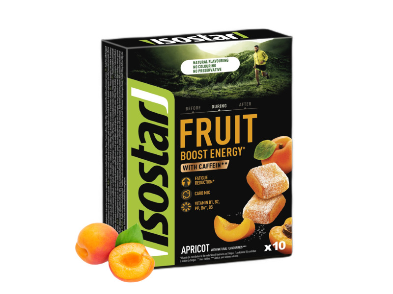 Żelki ISOSTAR Fruit Boost Energy Morelowy