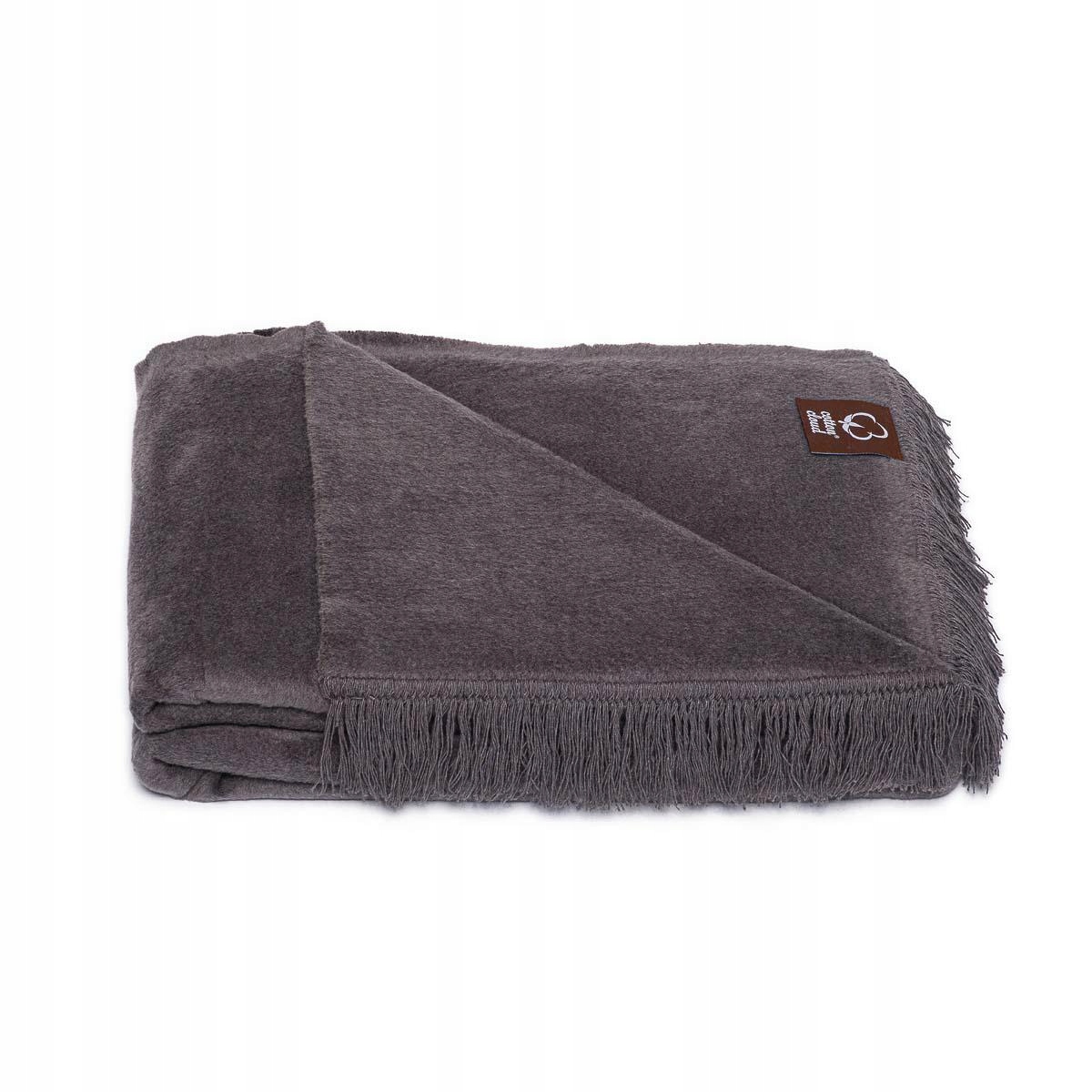 Bavlněná akrylová deka 150x200 popelavá přehoz