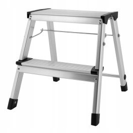 Pracovná stolička 150 kg rebrík schodík 2 stupne