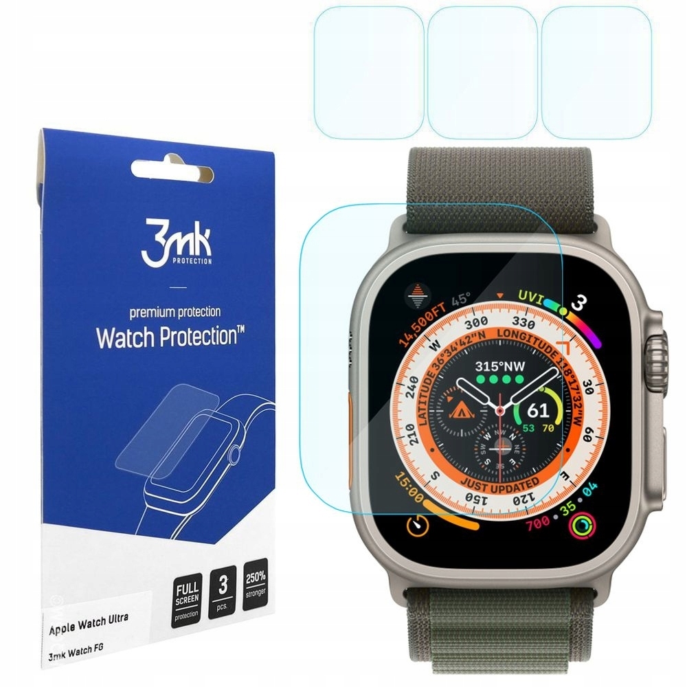 

3x Folia Szkło 3mk Wp do Apple Watch Ultra 49mm