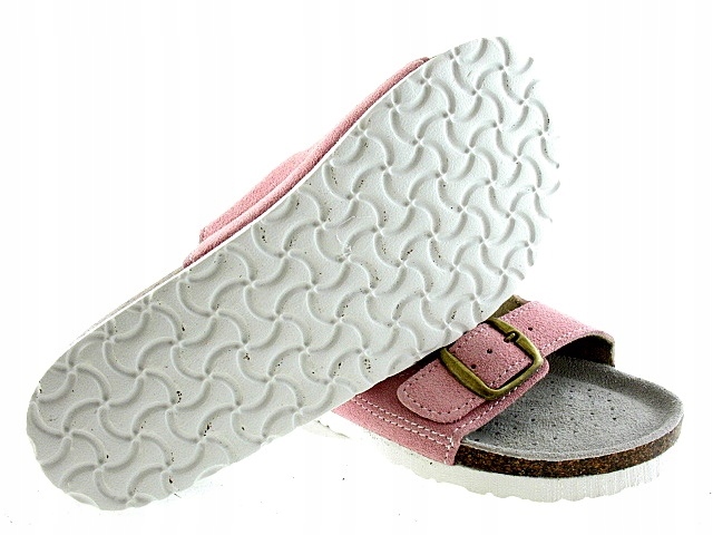 MEDYCZNE klapki DAMSKIE obuwie SKÓRZANE BIO r. 41 Rozmiar 41