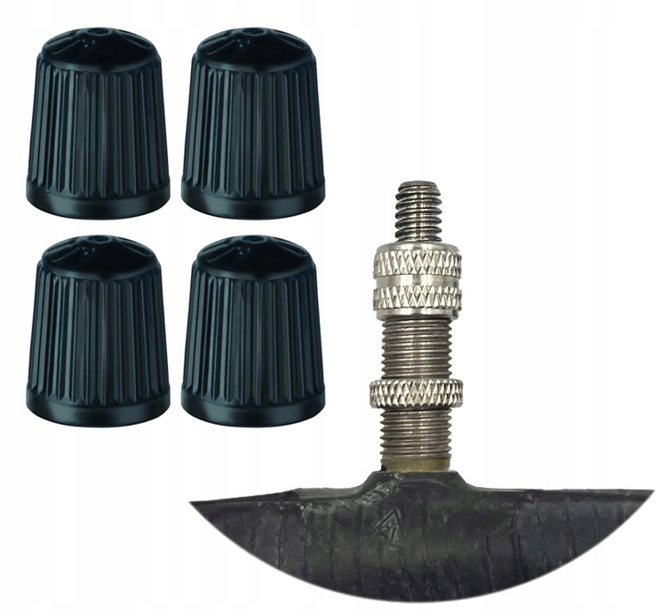 

4x Kapturki zaworka DV nakrętki na wentyl dętki