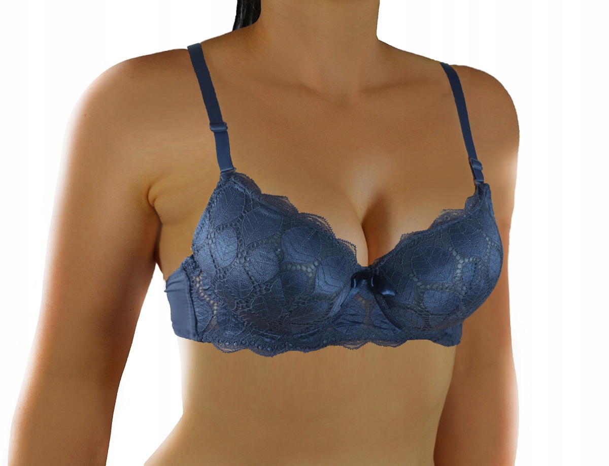 

Koronkowy Max Push Up exclusive C 75 grafit