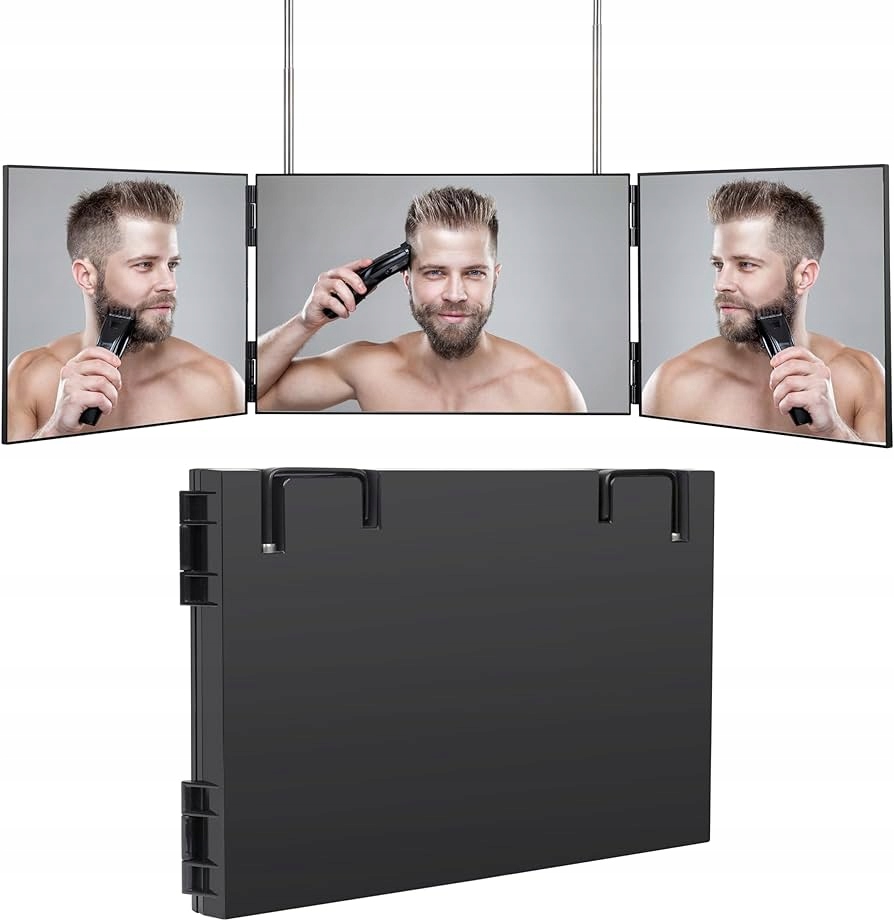 Zrcadlo 360° Led – 3-směrné, nastavitelné zrcadlo