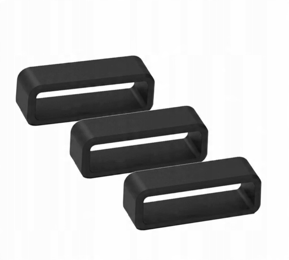 

3 x Szlufka Sylikonowa Czarna 20 mm Uniwersalna