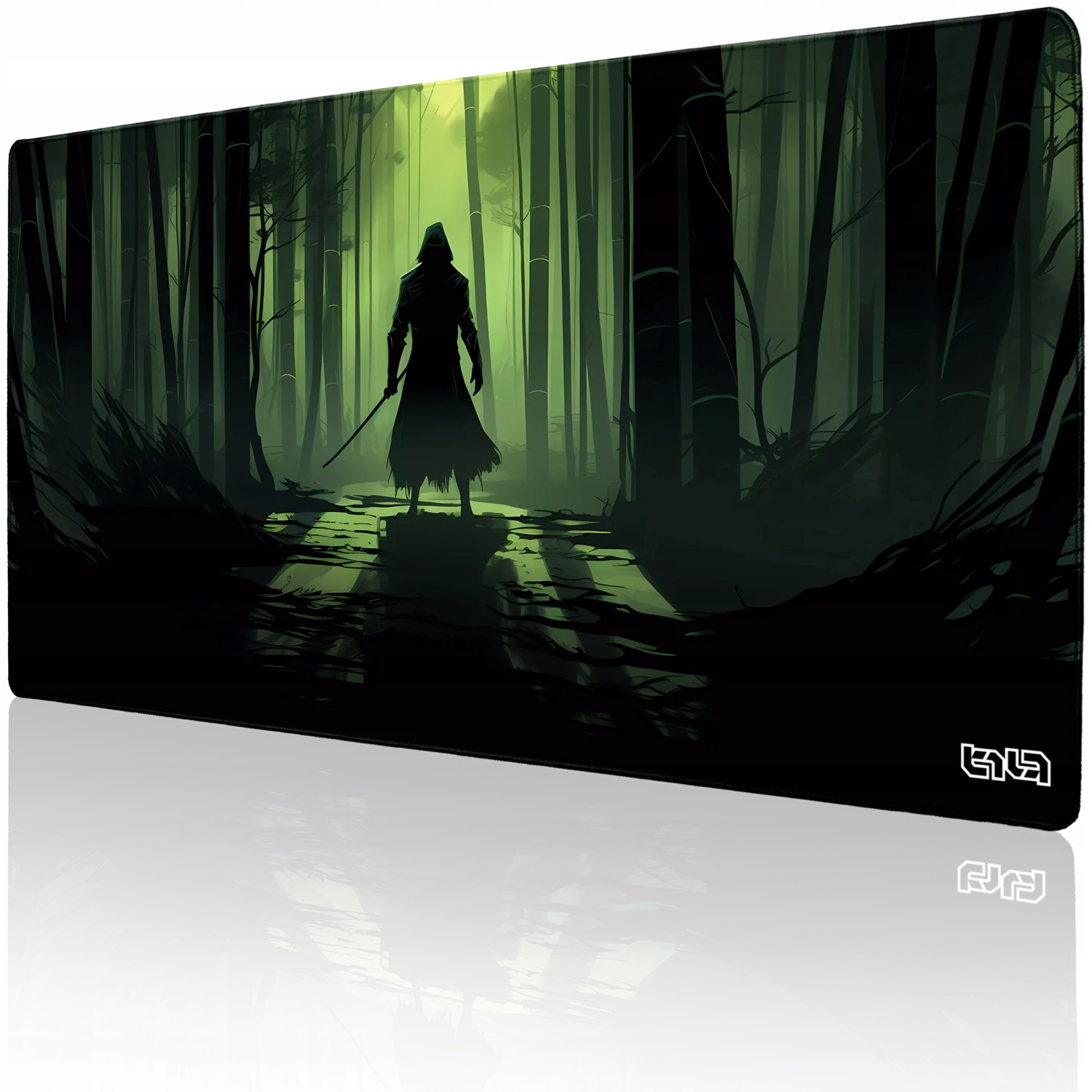 Herní Podložka Bamboo Forest 100x50 Tilt Gamingová podložka na stůl Dárek