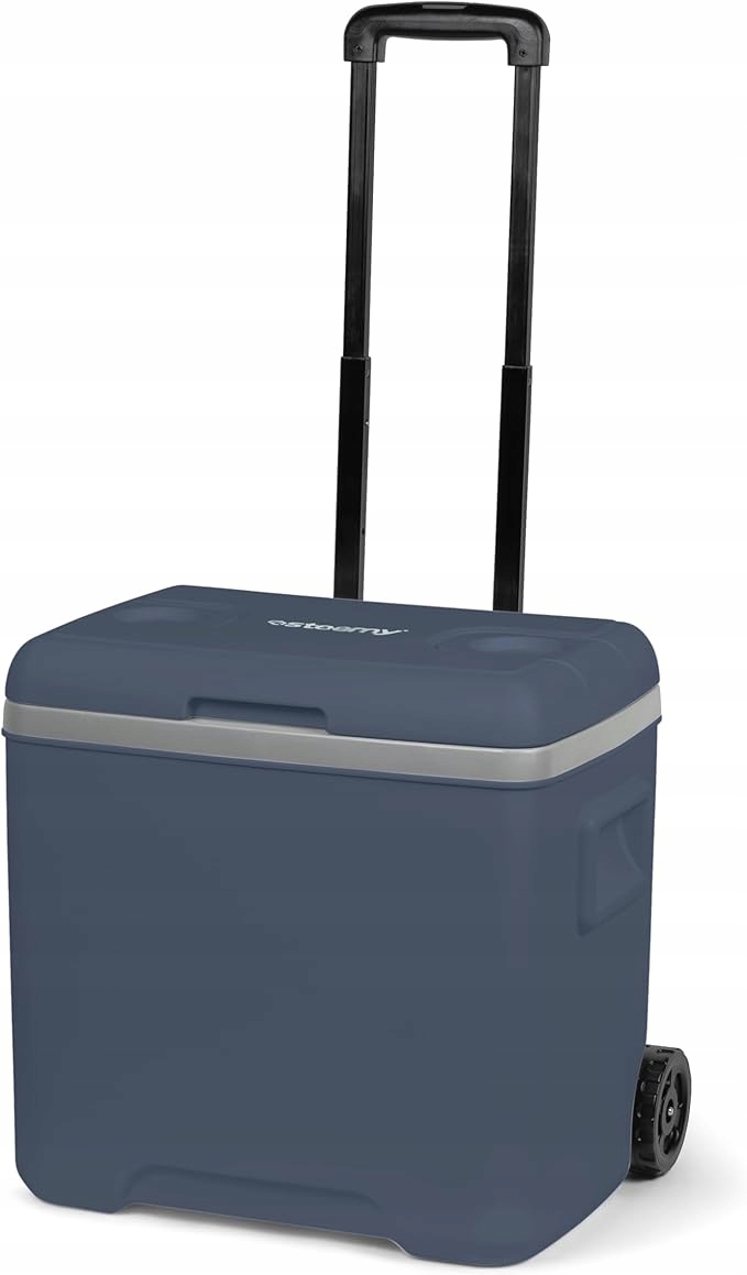 Turistická lednička Steamy Cool 30 L na kolečkách, šedá/modrá