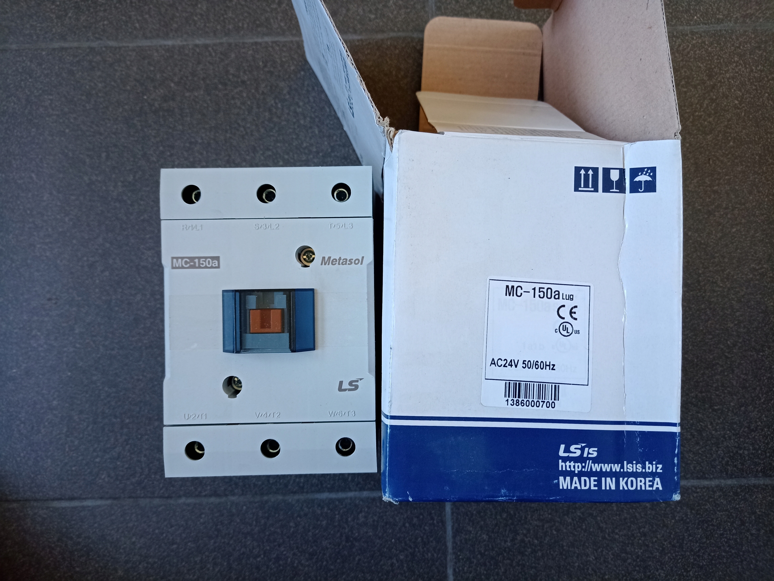 Stycznik Ls MC-150A 75kW AC24V 1A1B Metasol