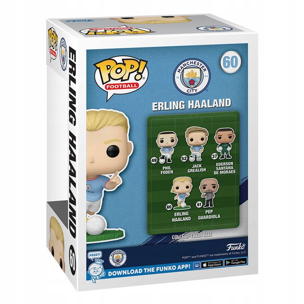 ERLING HAALAND 60 - Manchester City - Figurka Funko Pop! Marka Funko Pop!