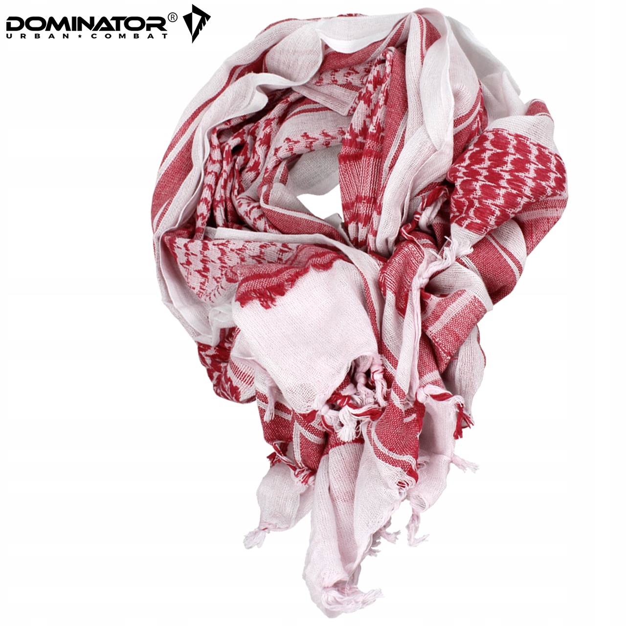 CHUSTA ARAFATKA OCHRONNA BANDAMA SHEMAGH KEFIJA DOMINATOR 100x100 WHITE/RED Rodzaj chusta
