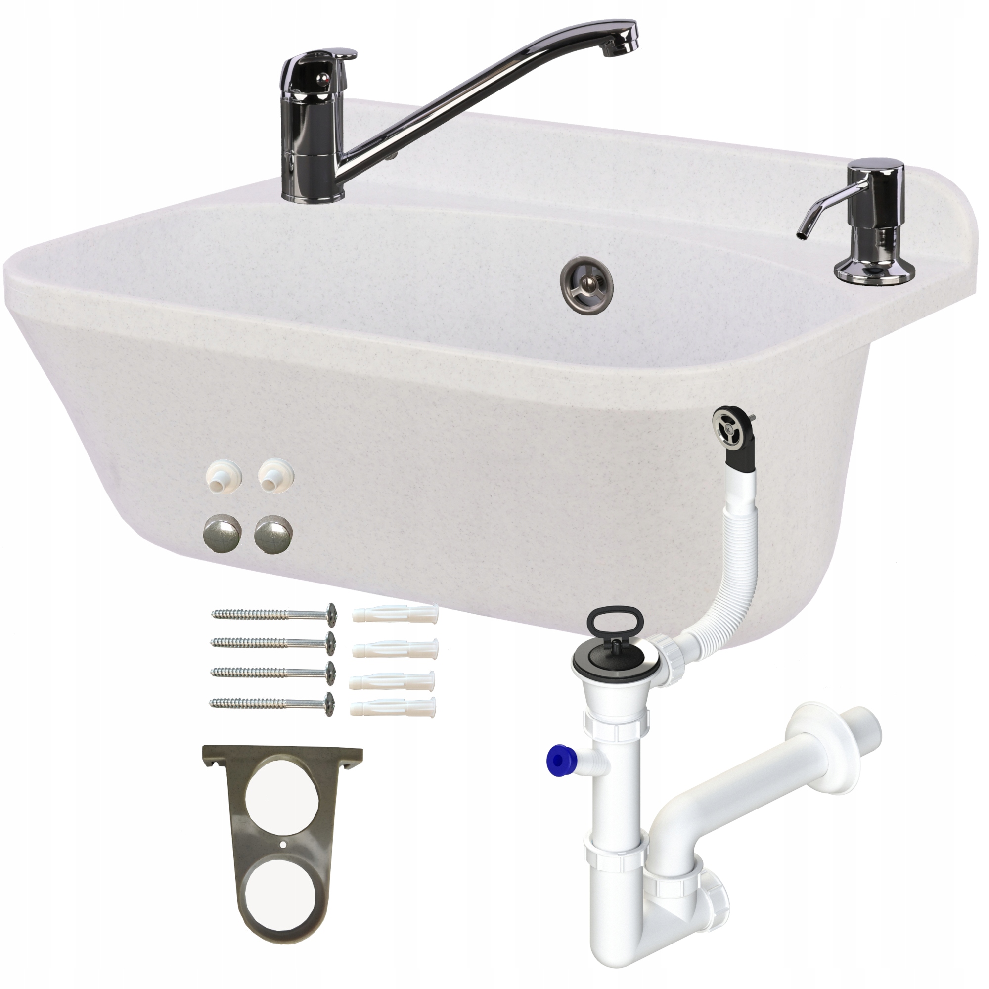 Priemyselný drez pracovná komora batéria dávkovač