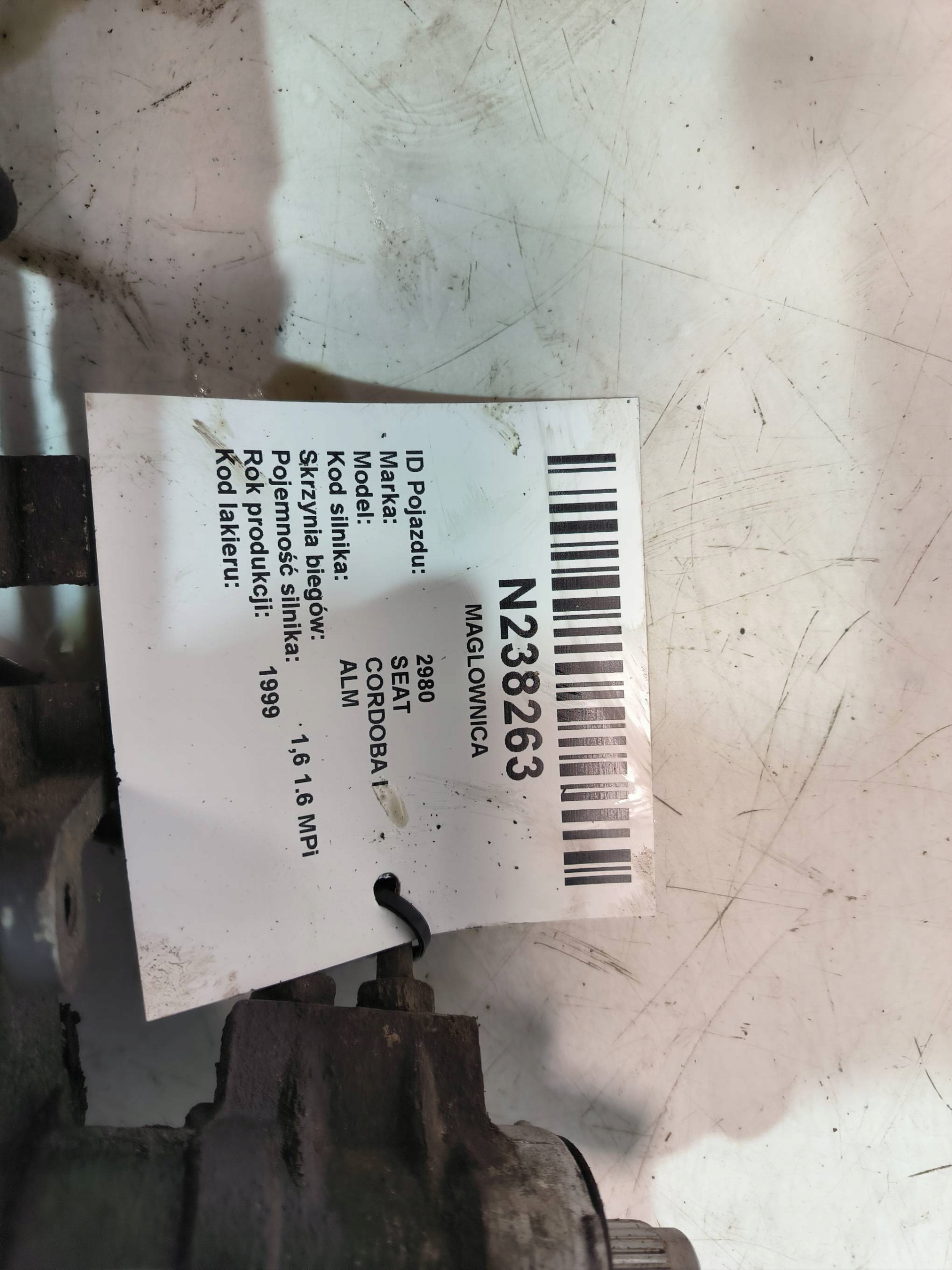 control SEAT CORDOBA and