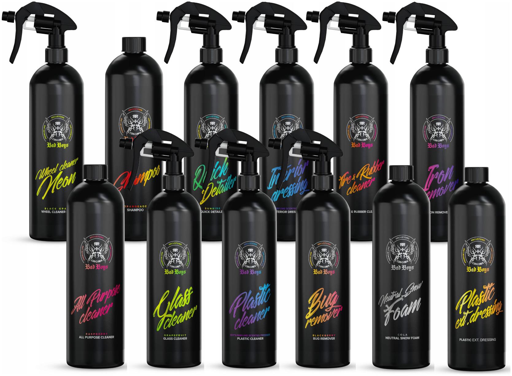 RR Customs RRC Bad Boys Mega Zestaw Kosmetyków Do Auta Detailing Prezent