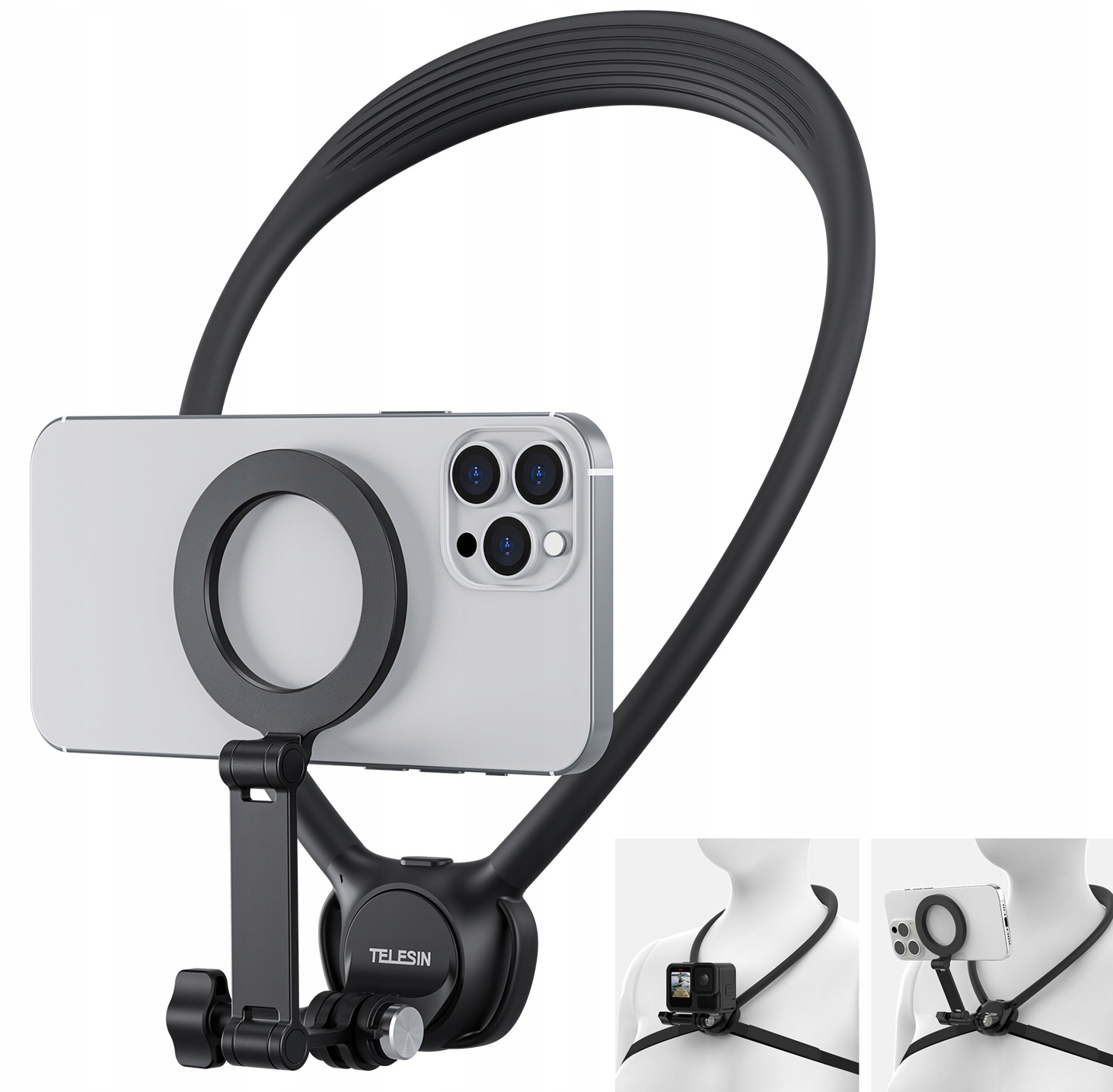 Držák na krk Pov Magnetický pro telefon GoPro Dji Insta360