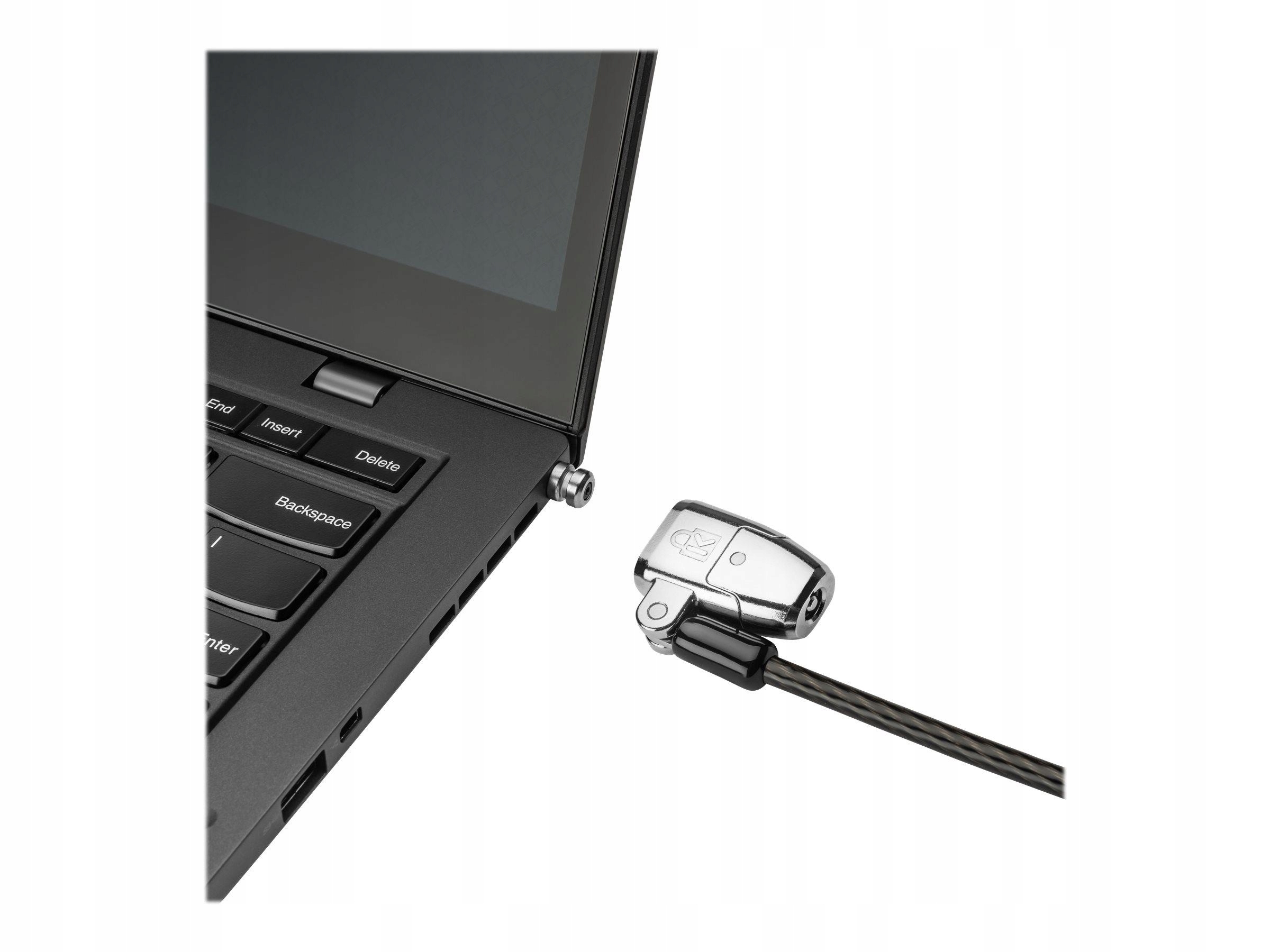 Kensington ClickSafe 2.0 3-in-1 Keyed Laptop Lock T-Bar Nano & Wedge