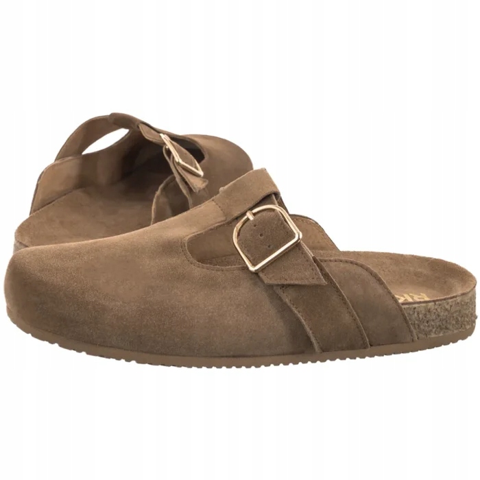 Velurové boty Dámské Nazouváky Ryłko Béžová M1BD8___ _9TA Beige