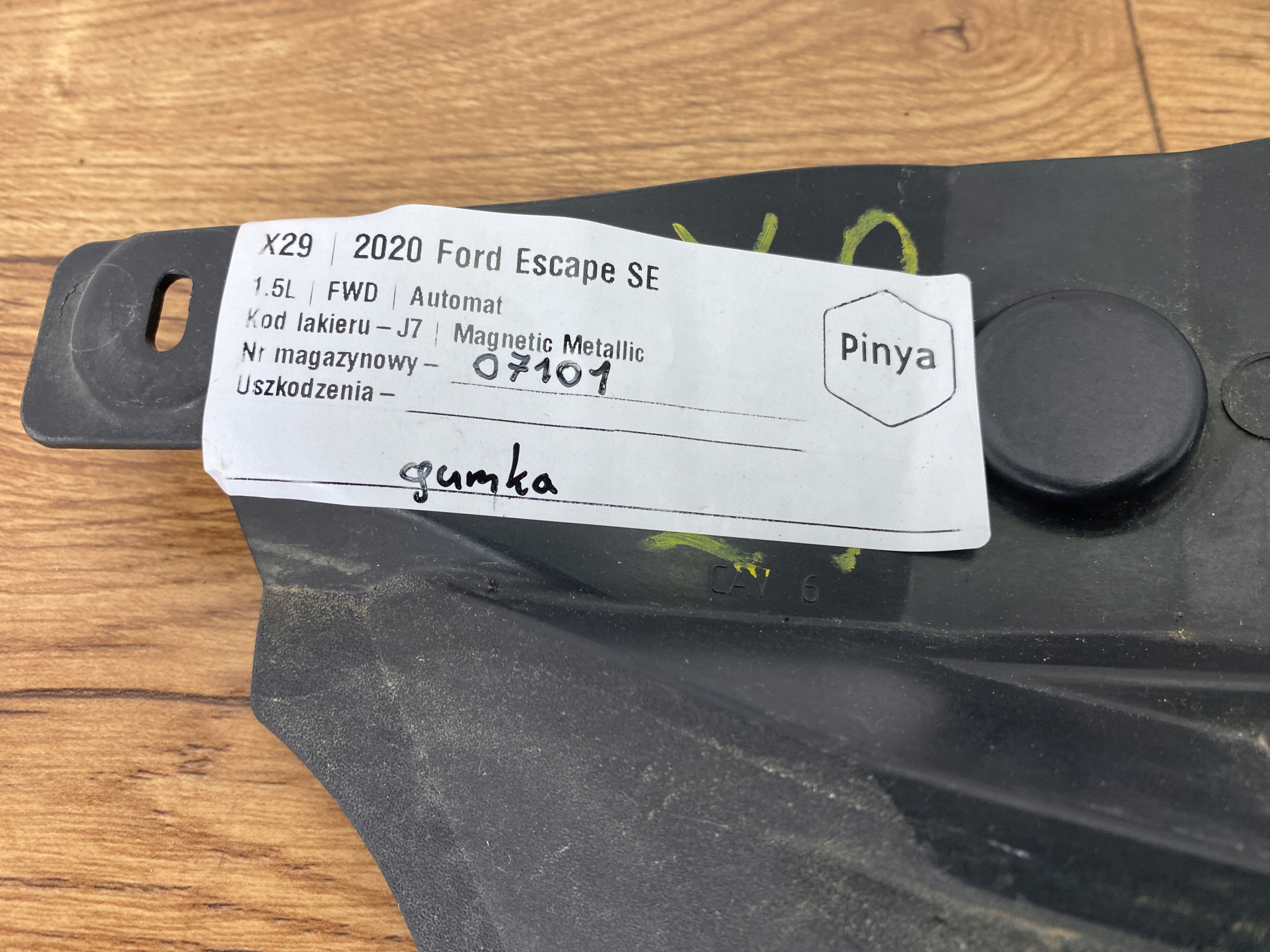 cover under the window left Ford Escape 2020+ Kuga MK3 USA