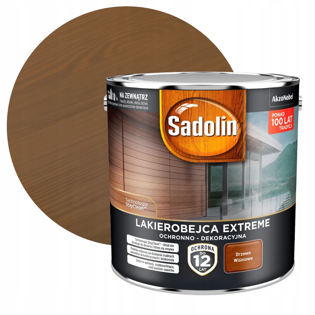 Sadolin Lakierobejca Extreme Drzewo Wiśniowe 2,5L