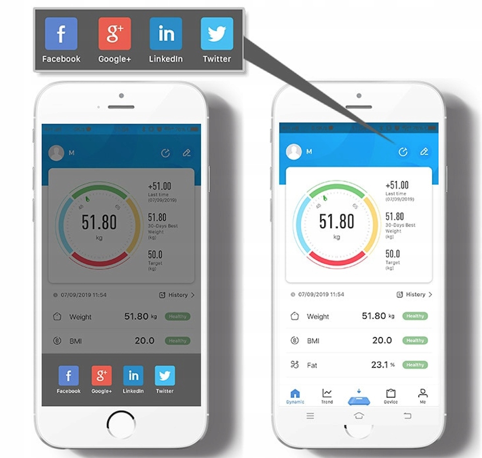 WAGA ŁAZIENKOWA SMART APLIKACJA NA TELEFON Marka inna