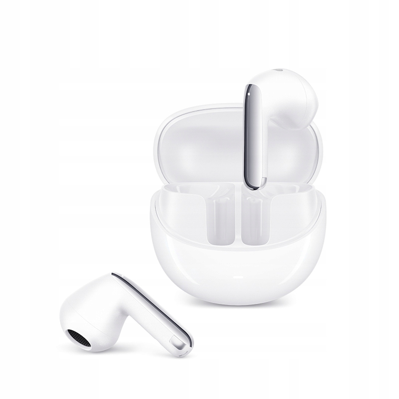 Sluchátka do uší Qcy AilyBuds Pro+ s Anc Ldac IPX5 Bluetooth 5.3 bílá