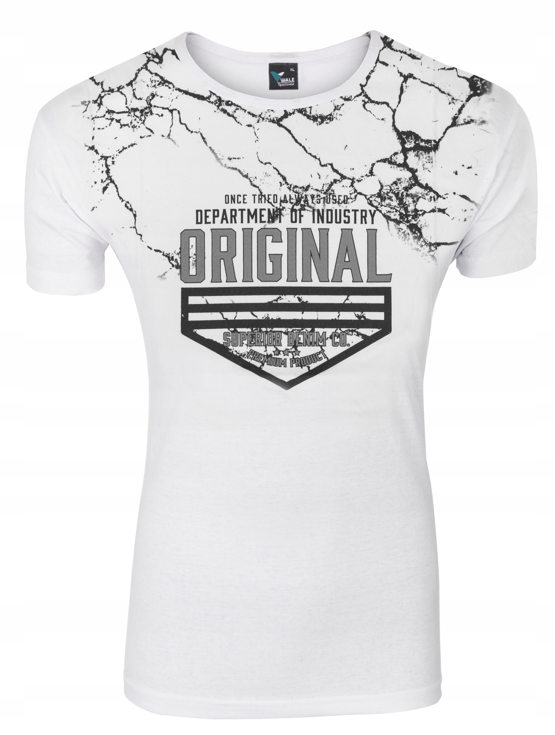 

Koszulka Podkoszulek T-shirt Męski KP06 XL biały