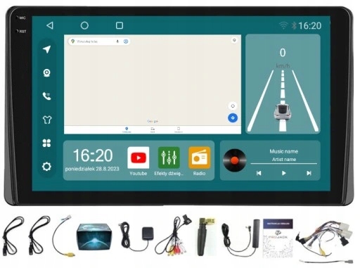 Rádio Navigace Android Carplay Toyota Auris Corolla 2013-2018 8/256GB Sim