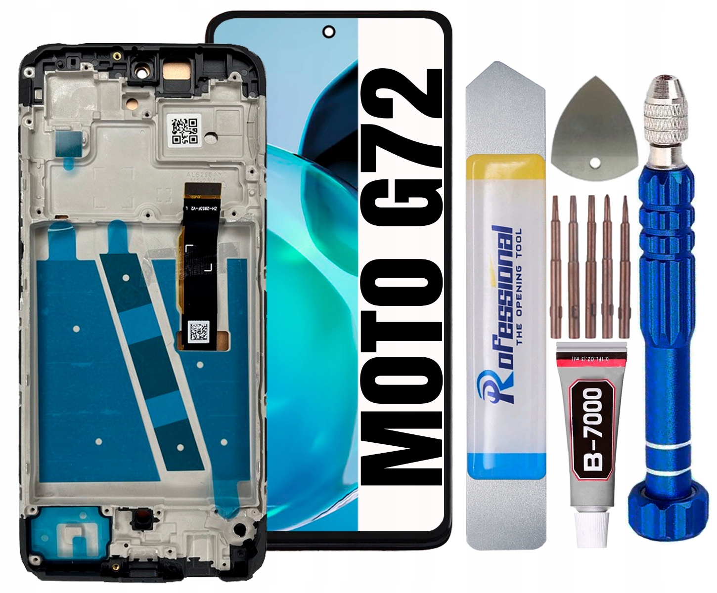 Displej Pro Motorola Moto G72 XT2255 Incell LCD Obrazovka Rámeček